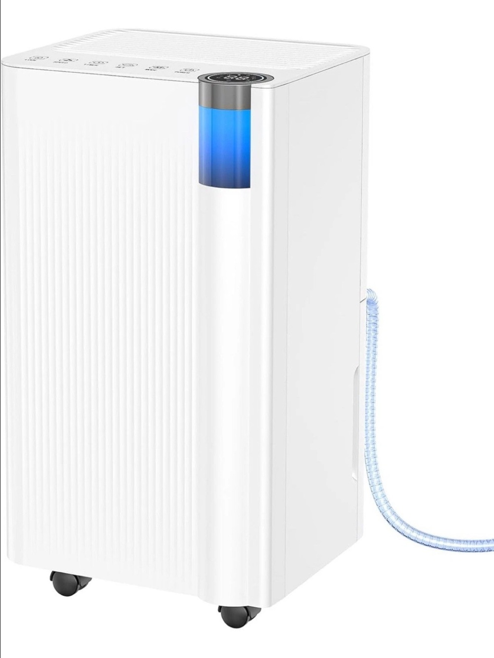2500 Sq Ft 34 Pint Basement Dehumidifier w/ Hose 3 Modes #R016